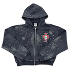 Vale Forever Pluto Cluster Zip Up Hoodie Black Apparel