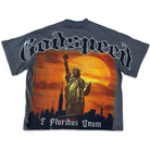 Godspeed Red Day T-Shirt Slate Grey Apparel