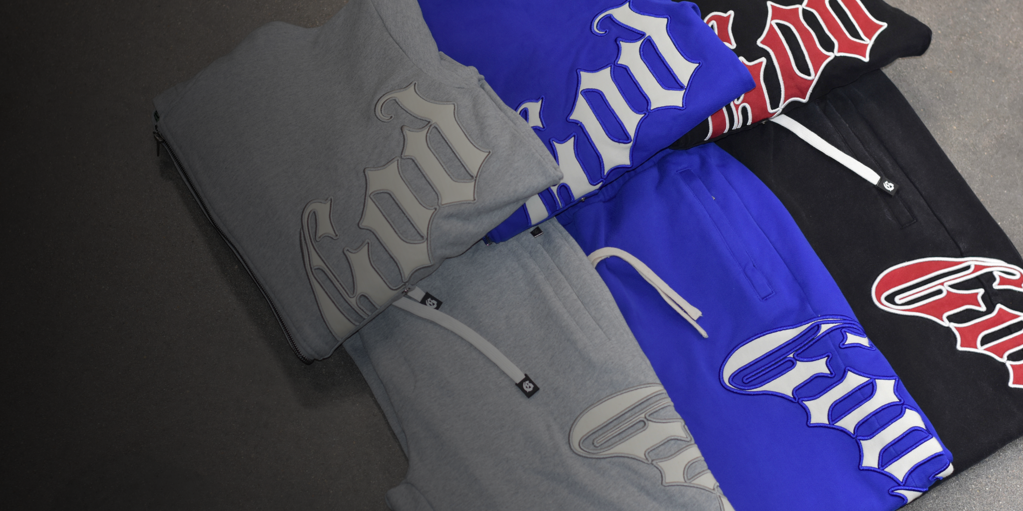 Godspeed grey sweatsuit from Sole By Style – premium streetwear set available online and in Covington KY