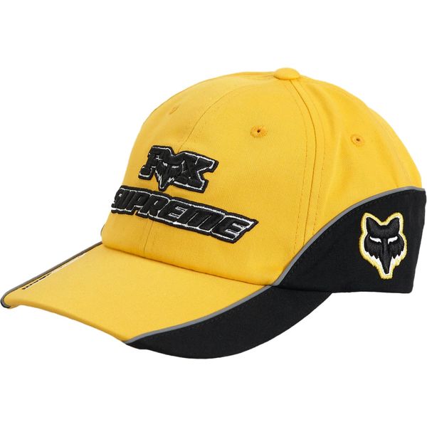 Supreme Fox Racing 6-Panel Yellow Hats