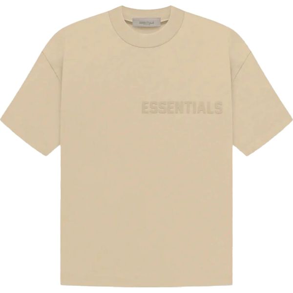 Fear of God Essentials SS Tee Sand adidas by9530 pants shoes sale cheap