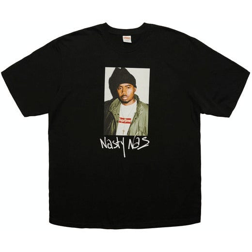 Supreme Nas Tee Black Shirts & Tops