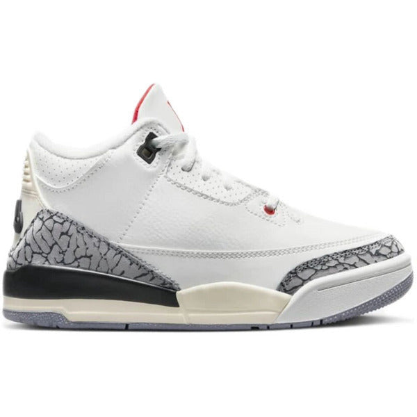 Jordan 3 Retro White Cement Reimagined (PS) Shoes
