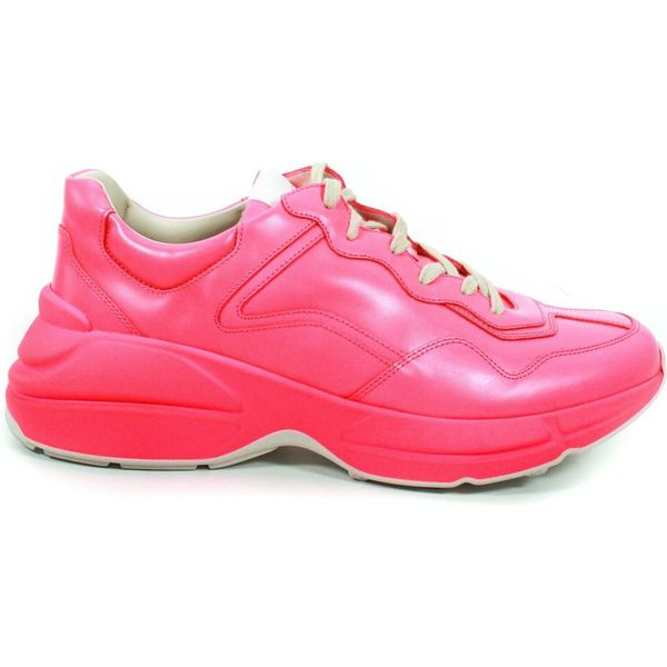 Gucci Rhyton Neon Pink Shoes