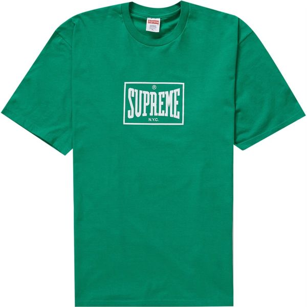 Supreme Warm Up Tee Green Shirts & Tops