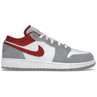Jordan 1 Low SE Smoke Grey Gym Red (GS) Shoes