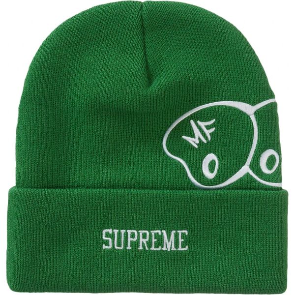 Supreme MF DOOM Beanie Green Hats