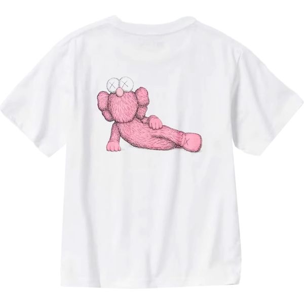 KAWS x Uniqlo Kids UT Short Sleeve Graphic T-shirt (US Sizing) White streetwear