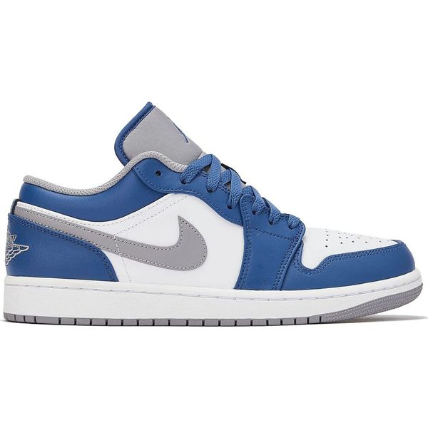 Jordan 1 Low True Blue Shoes