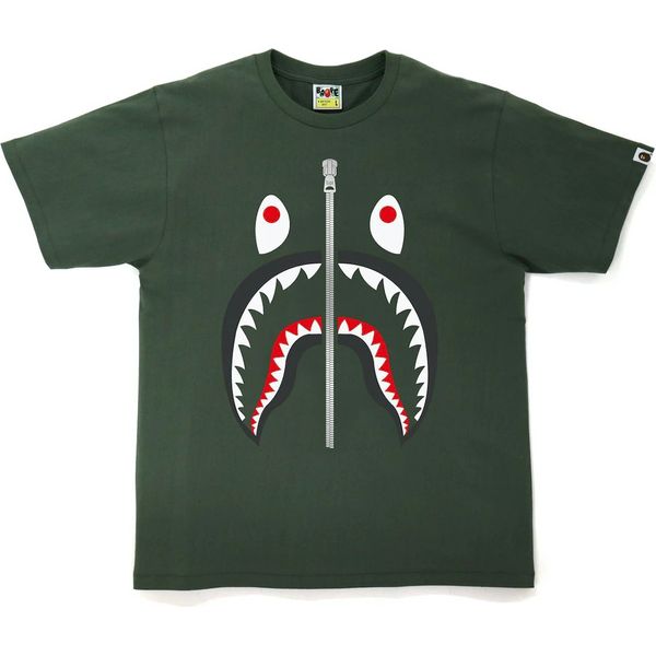 BAPE Shark Tee Olivedrab Shirts & Tops