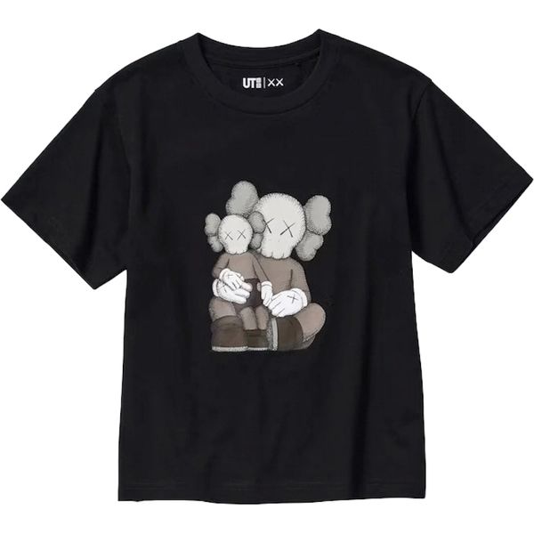 KAWS x Uniqlo Kids UT Short Sleeve Graphic T-shirt (US Sizing) Black Shirts & Tops