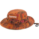 Supreme Fear of God Orange Camo Hats