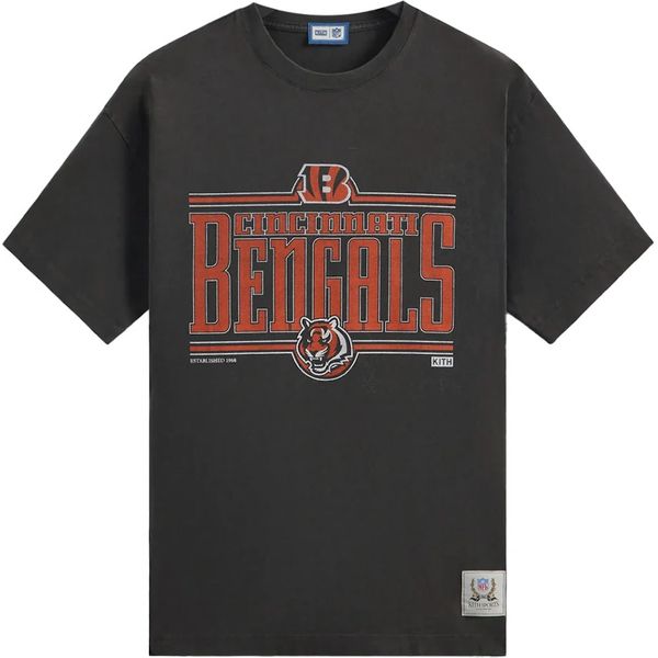 Kith x NFL Bengals Vintage Tee Black Shirts & Tops