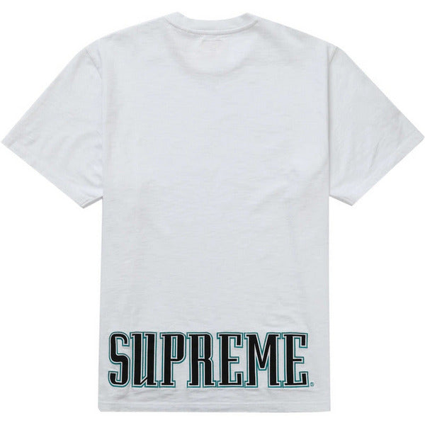 Supreme Contrast Appliqué S/S Top White Shirts & Tops