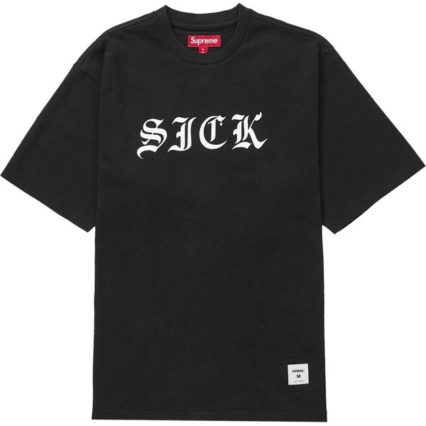 Supreme Sick S/S Top Black Shirts & Tops