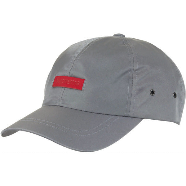 Supreme Leather Patch 6-Panel Grey streetwear