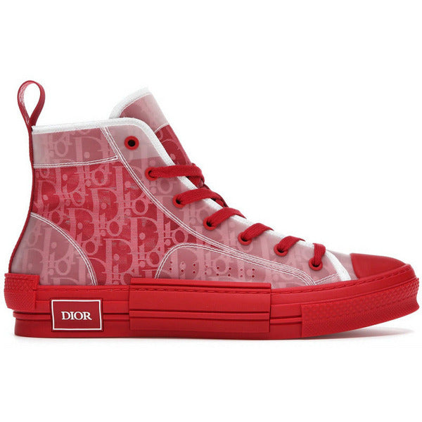 Dior B23 High Red Shoes