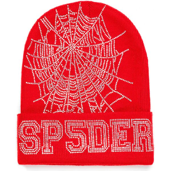 Sp5der Web Beanie Red Hats