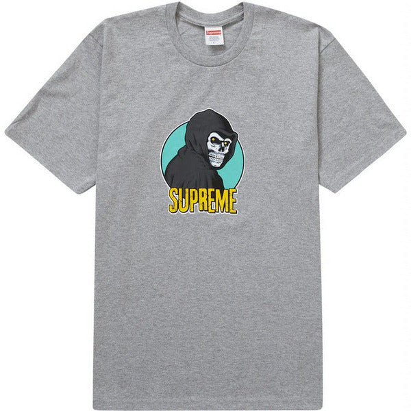 Supreme Reaper Tee (SS23) Heather Grey Puffer Neck Pouch Blue Paisley