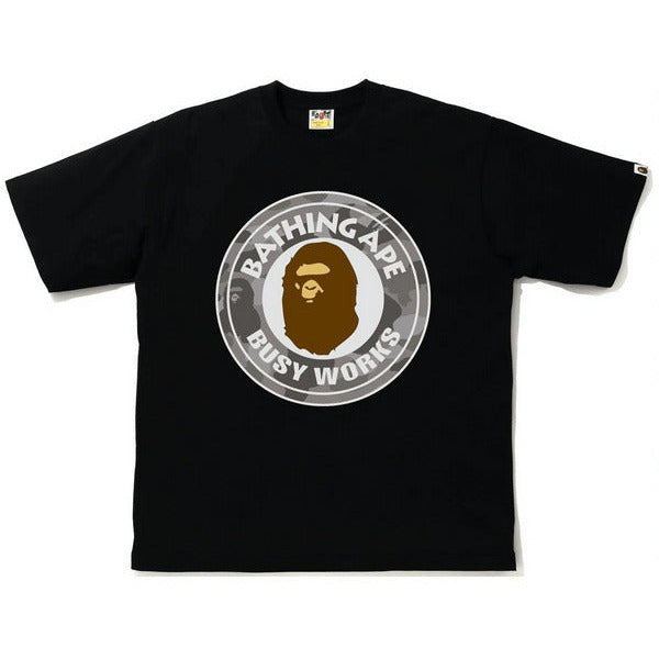 BAPE Color Camo Busy Works Relaxed Fit Tee Black/Gray Shirts & Tops