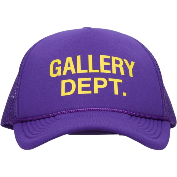 Gallery Dept. Logo Trucker Hat Purple Hats