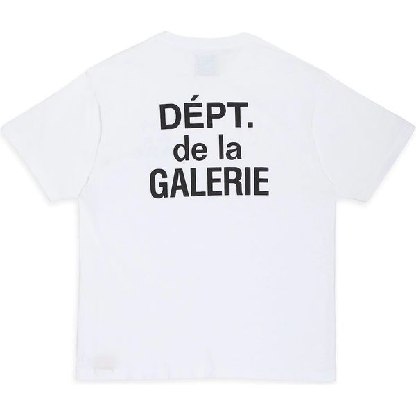 Gallery Dept. French T-shirt White/Black Shirts & Tops