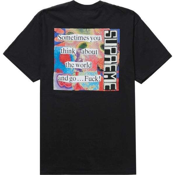 Supreme Static Tee Black Shirts & Tops