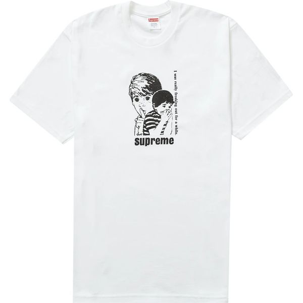 Supreme Freaking Out Tee White Shirts & Tops