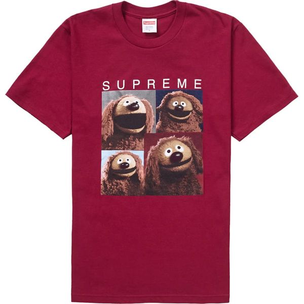Supreme Rowlf Tee Cardinal Couldn't load pickup availability