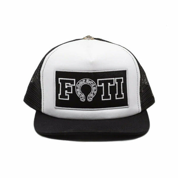 Chrome Hearts Foti Patch Trucker Hat White Printed Hats