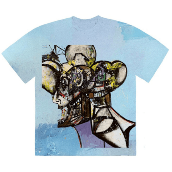 Travis Scott Portrait of Travis Tie Dye T-Shirt Multi Shirts & Tops