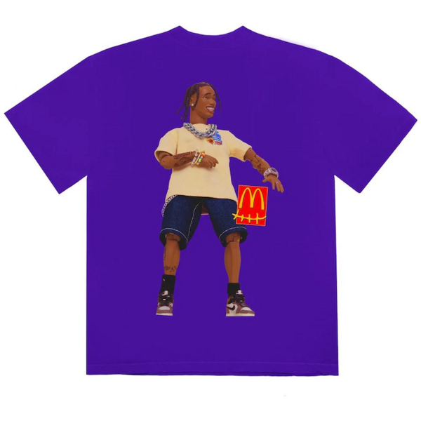 Travis Scott x McDonald's Action Figure Series II T-Shirt Purple Shirts & Tops