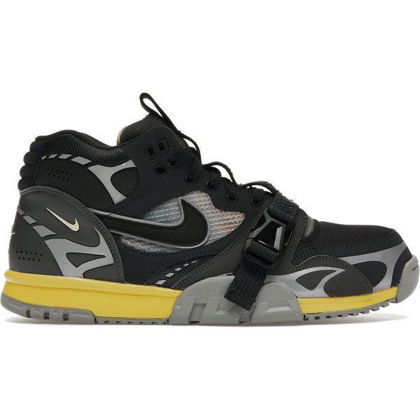 Nike Air USED Nike Airforce 1 Mid GRAU Rot Dark Smoke Grey Shoes