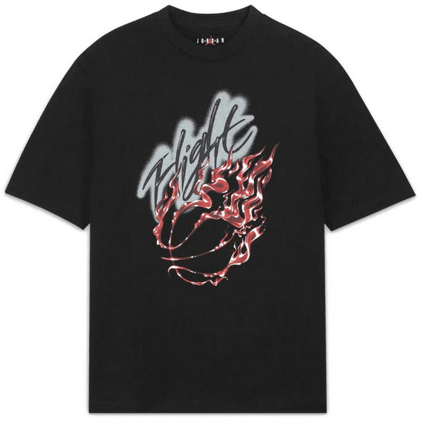 Travis Scott x Jordan Flight Graphic T-Shirt Black Shirts & Tops