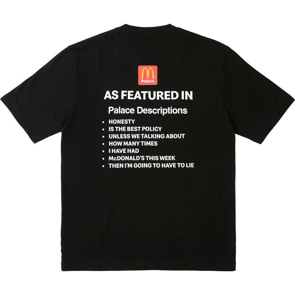 Palace x McDonald's Description I T-shirt Black Shirts & Tops