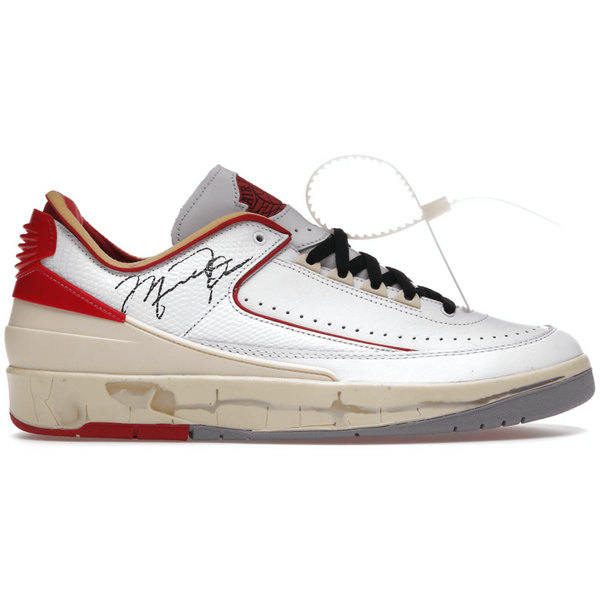 Jordan 2 Retro Low SP Off-White White Red Shoes
