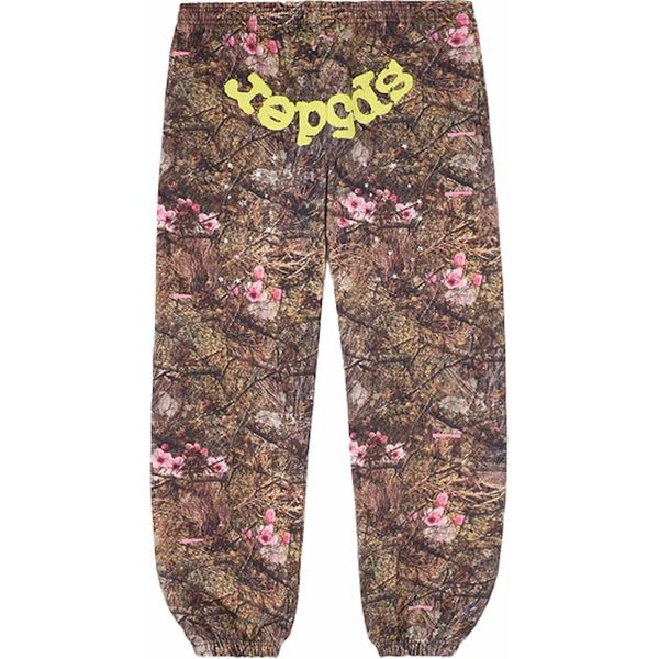 Sp5der Real Tree OG Web Sweatpants Camo streetwear