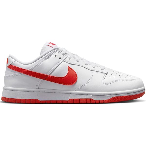 Nike grey Dunk Low Retro White Picante Red Shoes