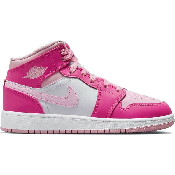 Jordan 1 Mid Fierce Pink (GS) Shoes