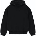 The North Face logo drawstring hoodie Essentials Hoodie Jet Black Sweatshirts