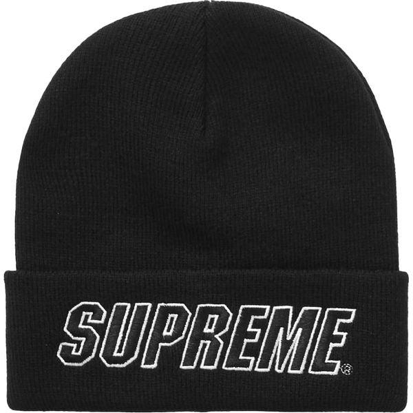 Supreme Slant Beanie Black Hats