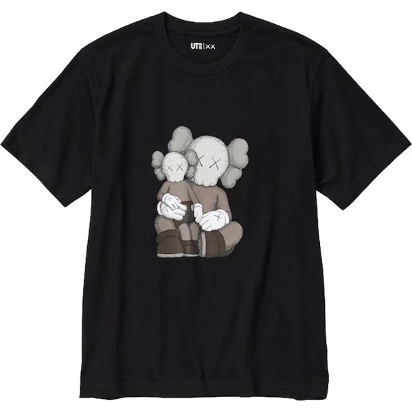 KAWS x Uniqlo UT Short Sleeve Graphic T-shirt Black Shirts & Tops