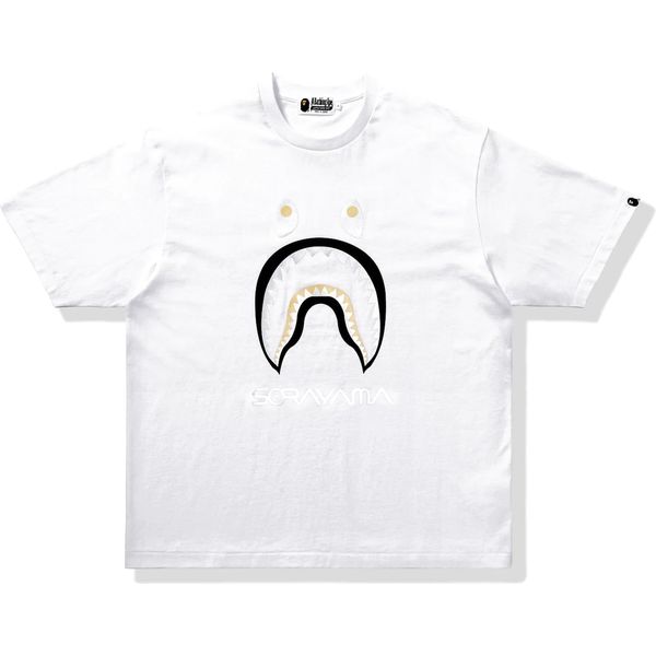 BAPE x Hajime Sorayama Brands O to Z x Hajime Sorayama Shark Tee White