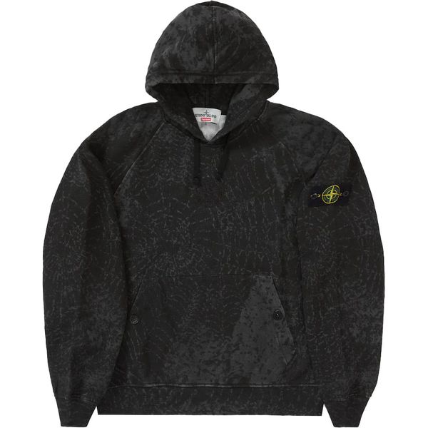 Supreme Stone Island Hooded Sweatshirt (FW23) Black Sweatshirts