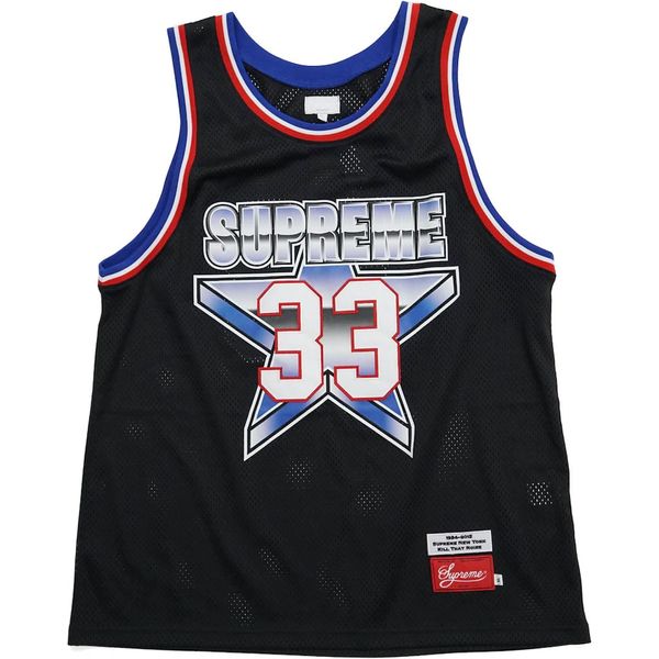 Supreme All Star Basketball Jersey Black Слінг в стилі louis vuitton