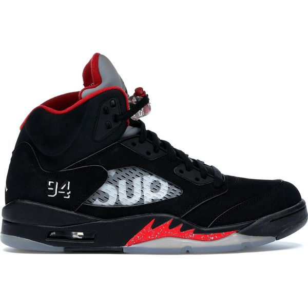 Jordan 5 Retro Supreme Black Shoes
