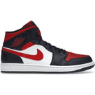 Jordan 1 Mid White Black Red (2022) Shoes