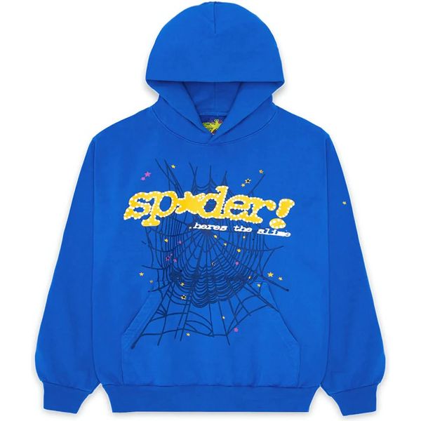 Sp5der TC Hoodie Blue Sweatshirts
