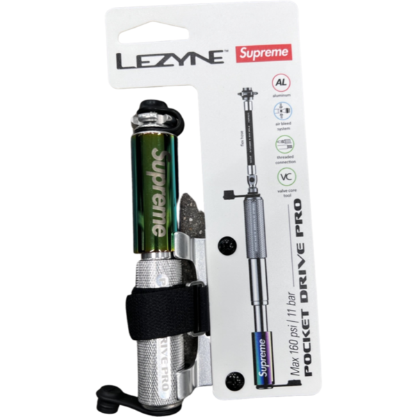 Supreme Lezyne Pocket Drive Pro Bike Pump Iridescent Accessories