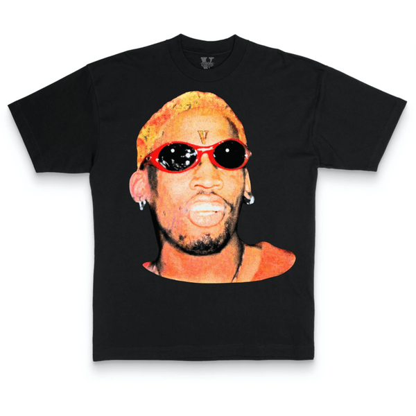 Vlone Rodman Airbrush T-shirt Black Shirts & Tops